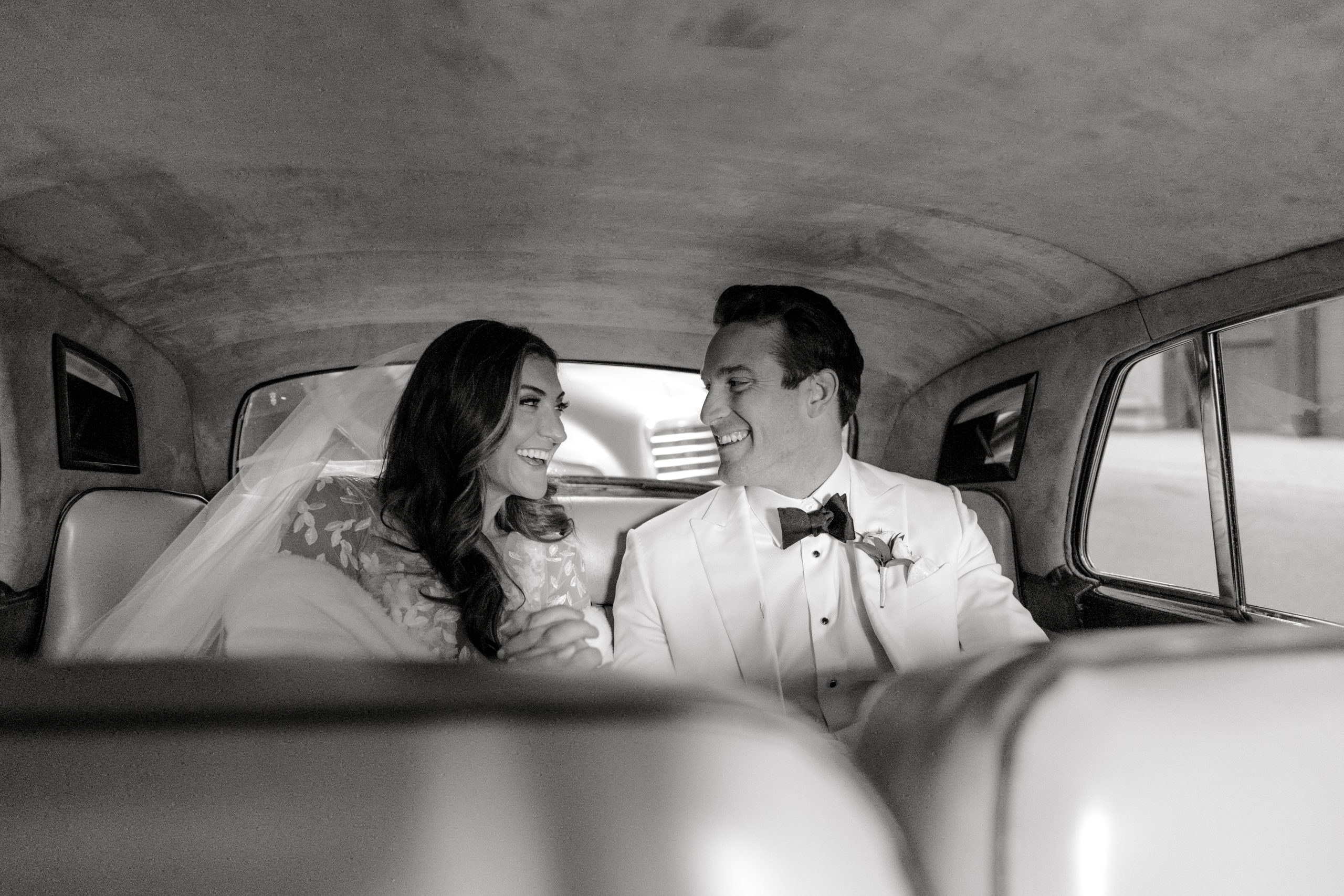 Bride & groom portrait at Union League Philadelphia