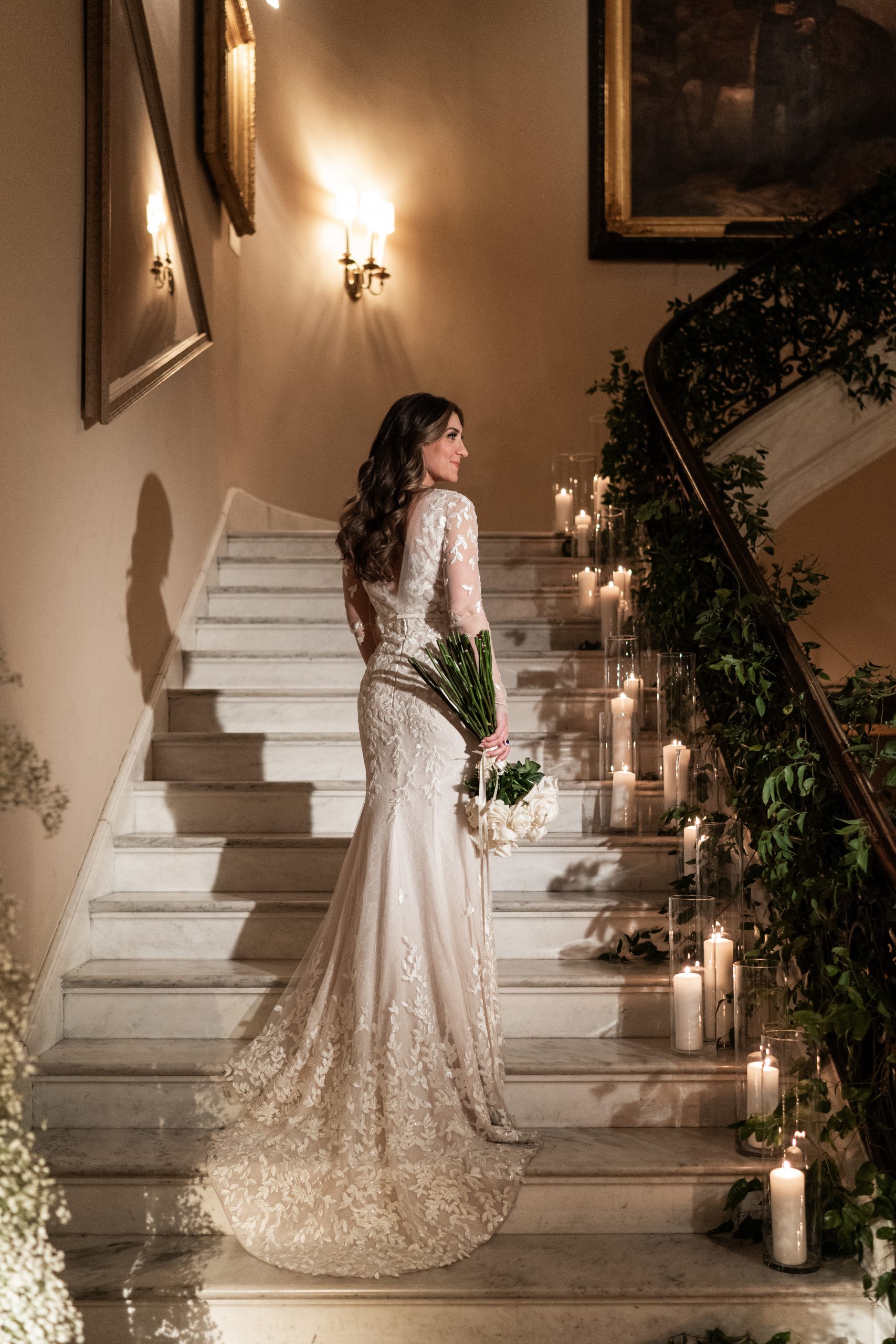 Bride's portrait at the Union League Philadelphia
